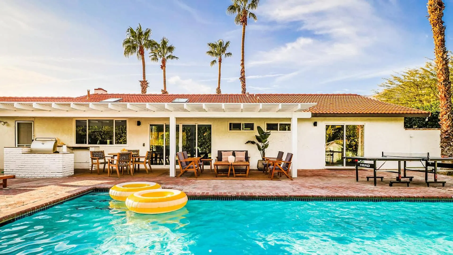 Palm Springs Villa For 12, Pool, Casita, Game Room Ferienhaus Palm Springs